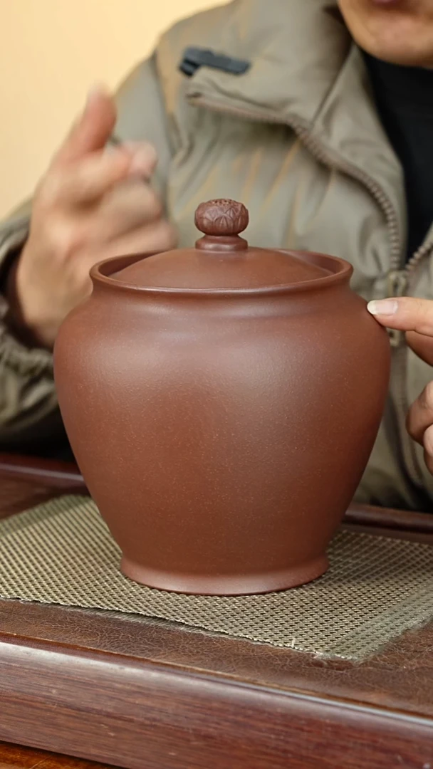 宜兴原矿紫砂茶叶罐