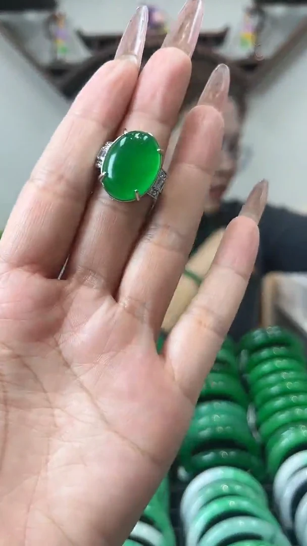 【闪购商品】翡翠戒指未镶嵌a35 戒指