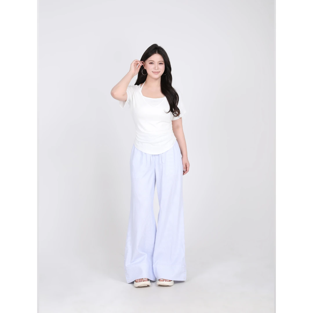 一口苏达遛弯裤 韩系ins女款爆款气质遮肉显瘦百搭休闲宽松四季裤