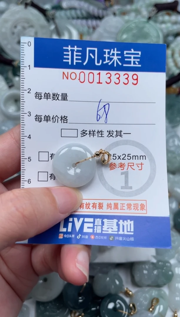 颈饰未镶嵌翡翠13339