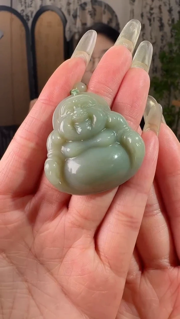 颈饰未镶嵌和田玉40且末蓝佛公