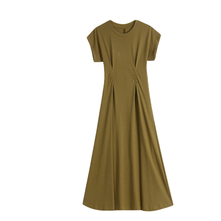 黑l金系列《简约风》新款简约收腰设计连衣裙3991372