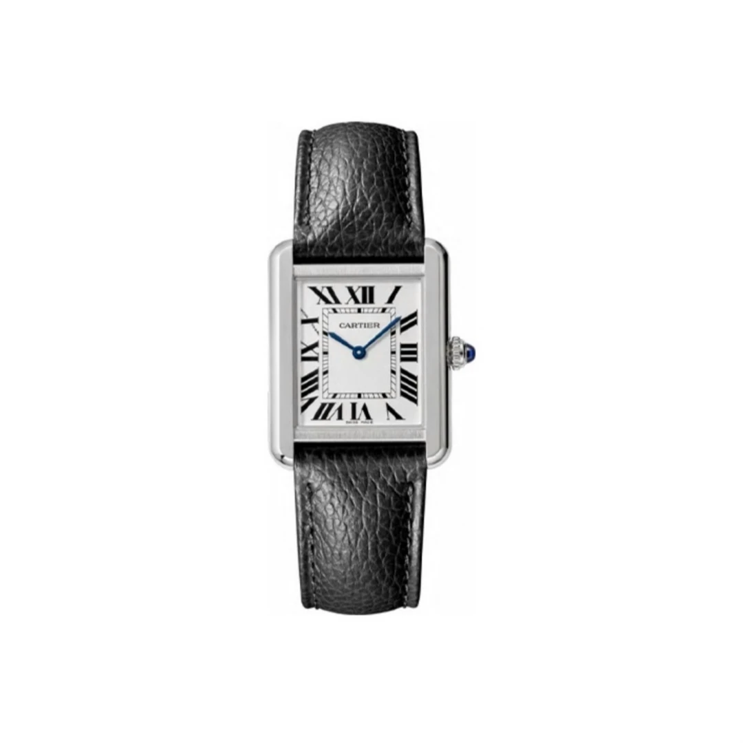 99新 Cartier/卡地亚 坦克女表皮带31x24.4mm盘wsta0030