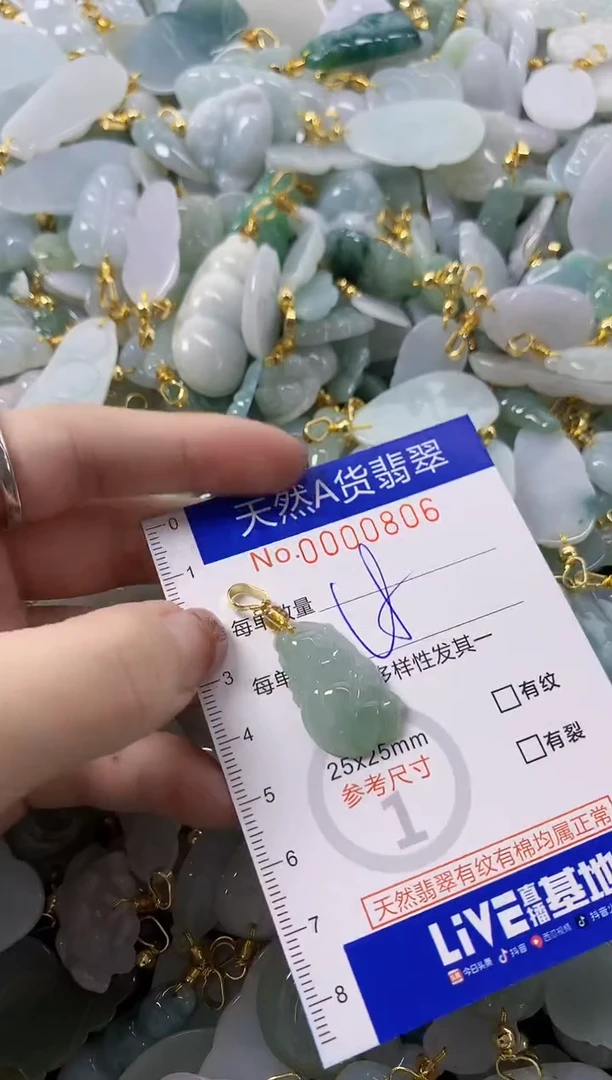 颈饰未镶嵌翡翠天然A货翡翠