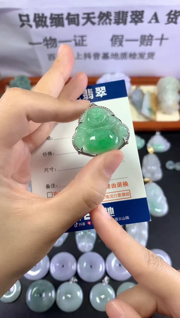 翡翠未镶嵌颈饰1