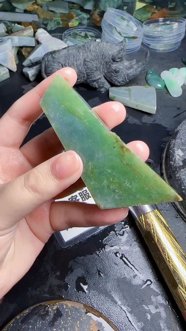 未镶嵌挂件翡翠纯*们天然翡翠022