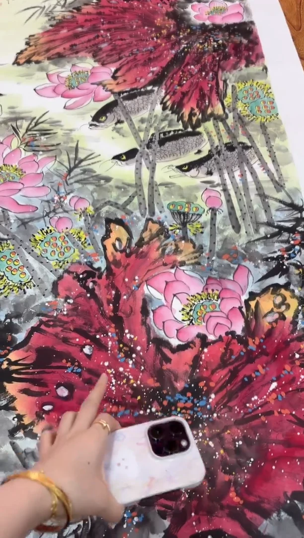 国画师立照老师国画作品