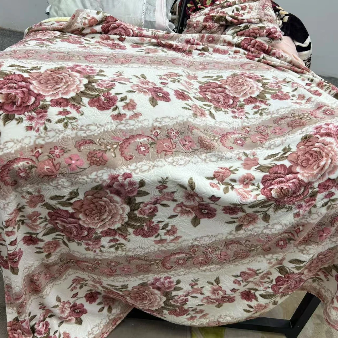 【高端】两米大床轻奢休闲加厚毛绒毯