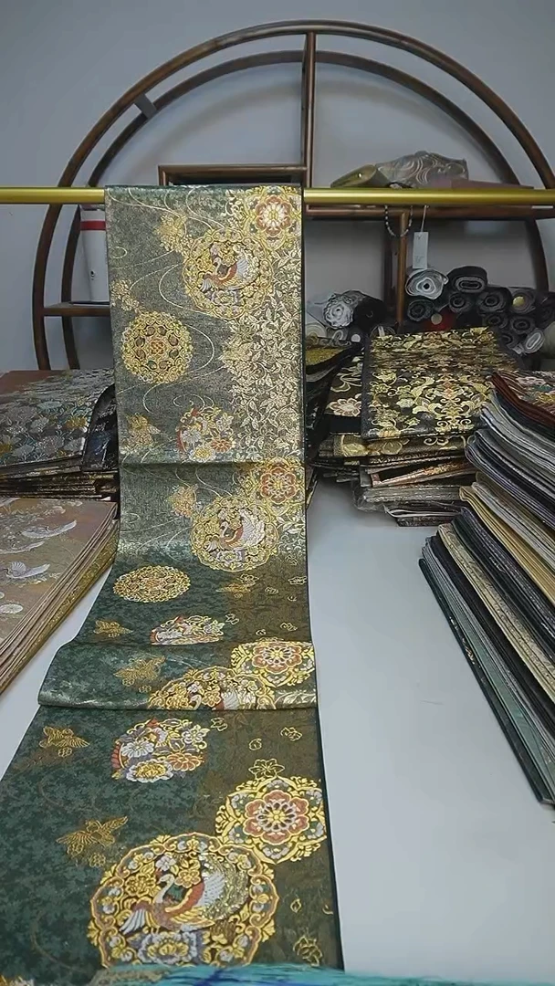 织绣140西阵织六通宝相花