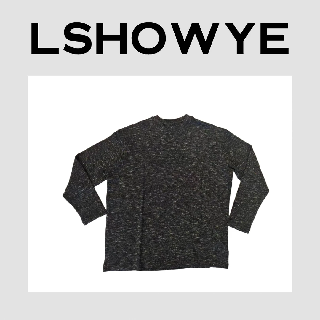 LSHOWYE｜羊毛混纺印花长袖t 6XX340