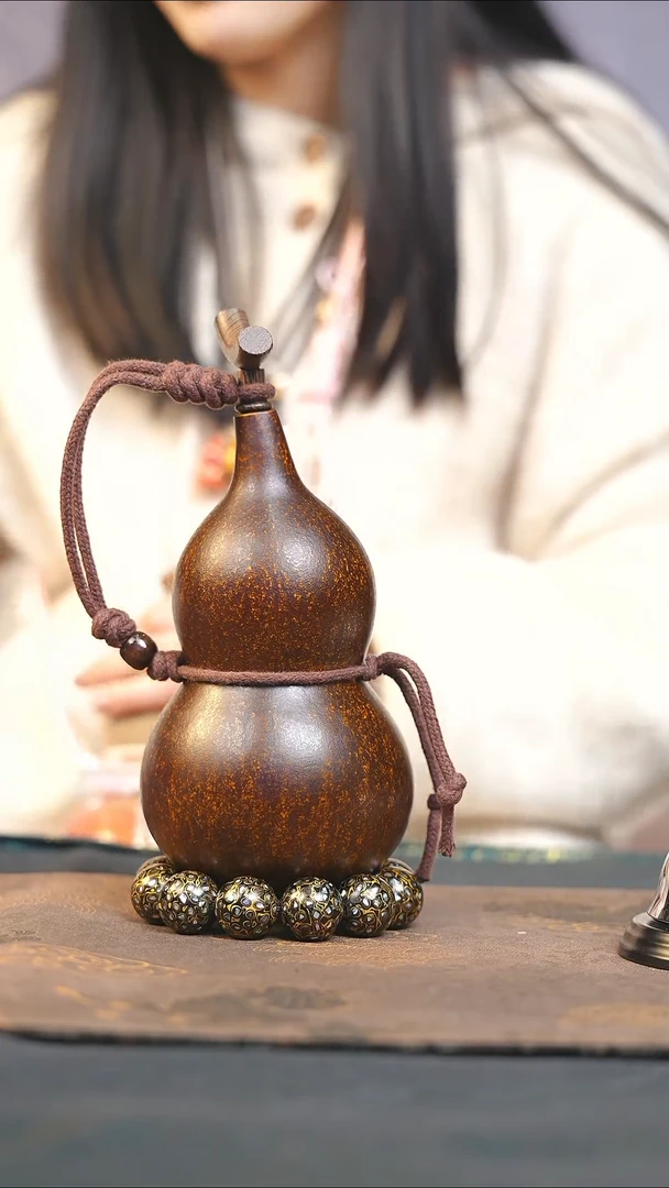 【闪购商品】XB186大漆酒葫芦不包手串及旋转底座