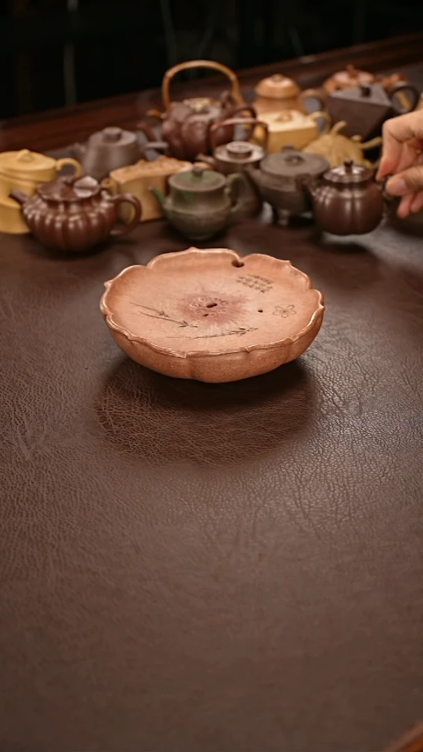 茶壶紫砂莲台干泡紫砂