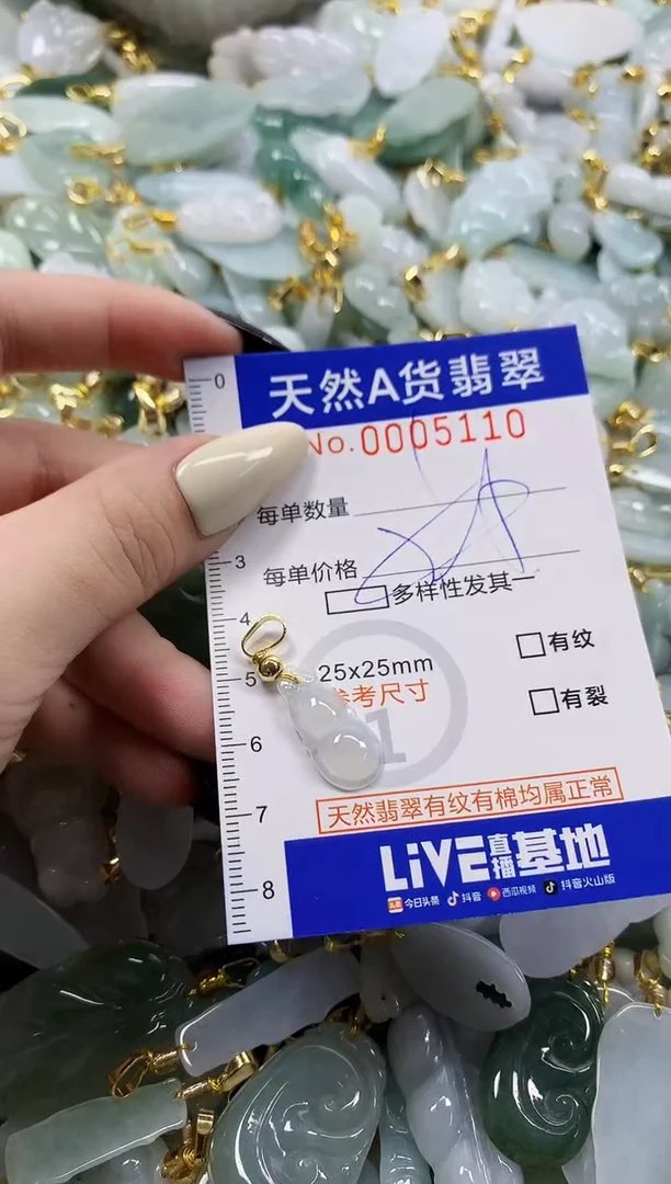 颈饰未镶嵌翡翠天然A货翡翠