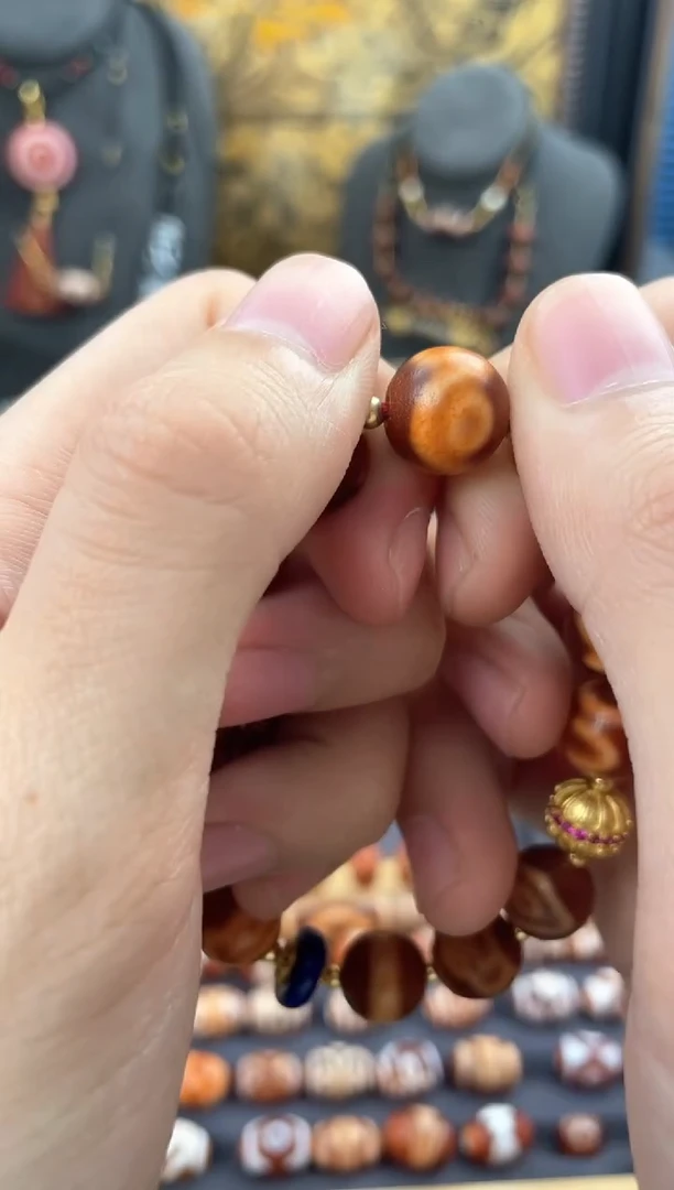 【闪购商品】玛瑙/玉髓颈饰未镶嵌金蟾单珠