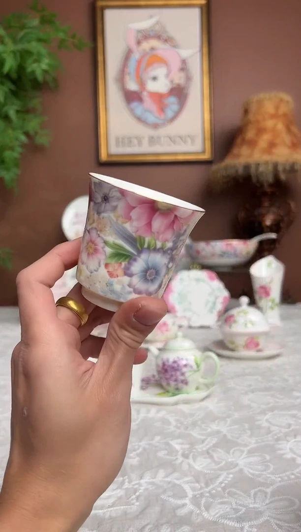 36%以上骨粉骨瓷秘密花园主人杯2个