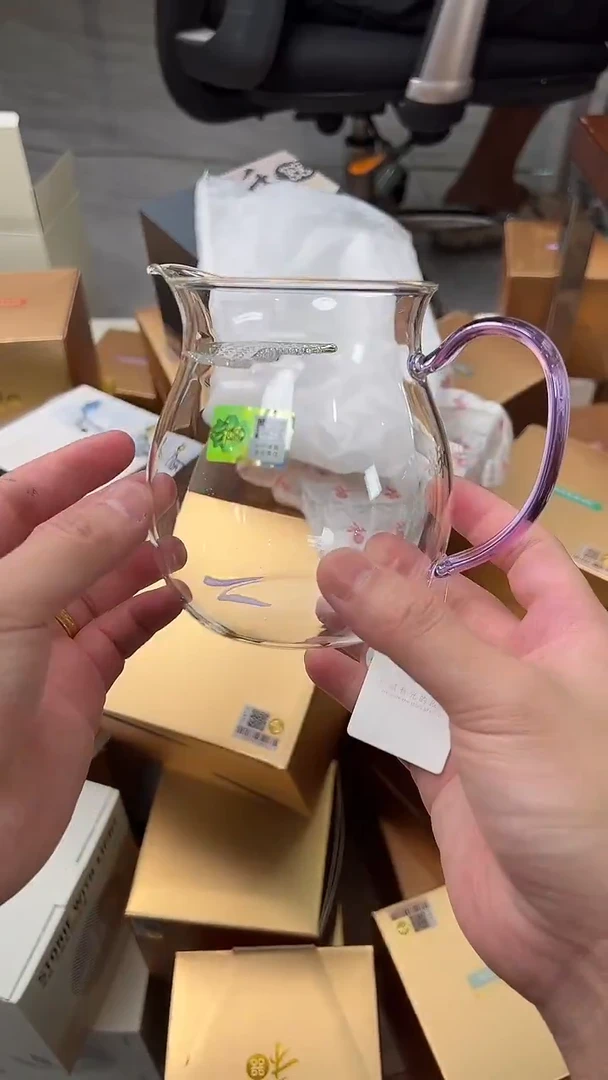 @@禾器晶彩观禄煮茶器浅紫色