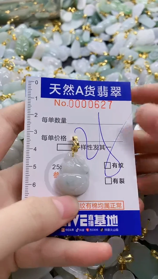 颈饰未镶嵌翡翠天然A货翡翠