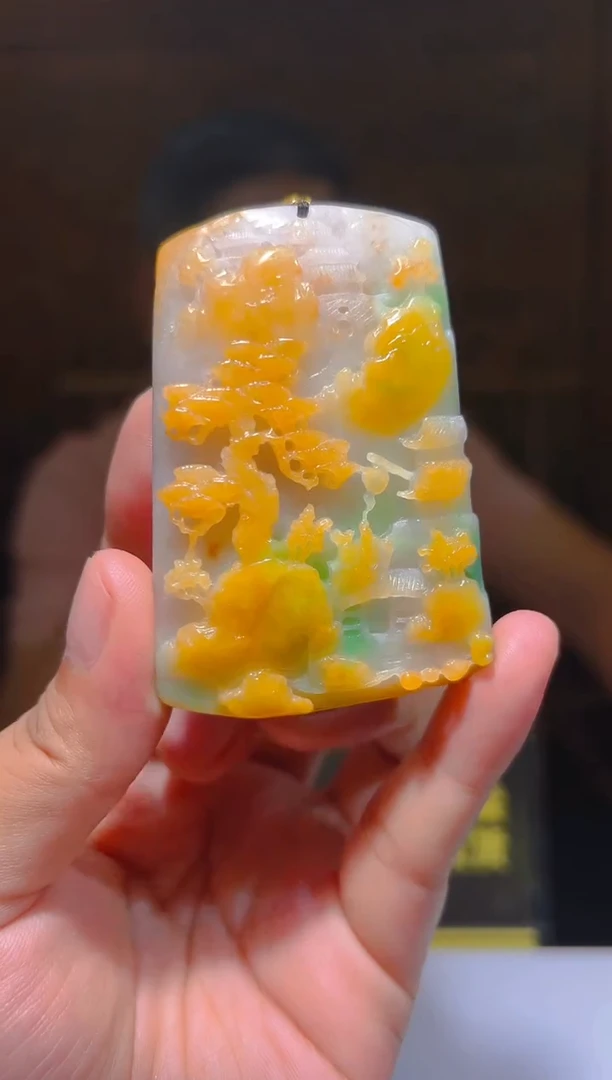 未镶嵌定制翡翠15/1025/L/发其一件/山水