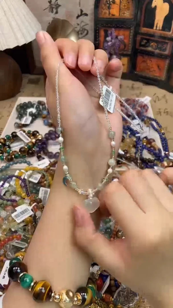 颈饰银S925镶嵌水晶490