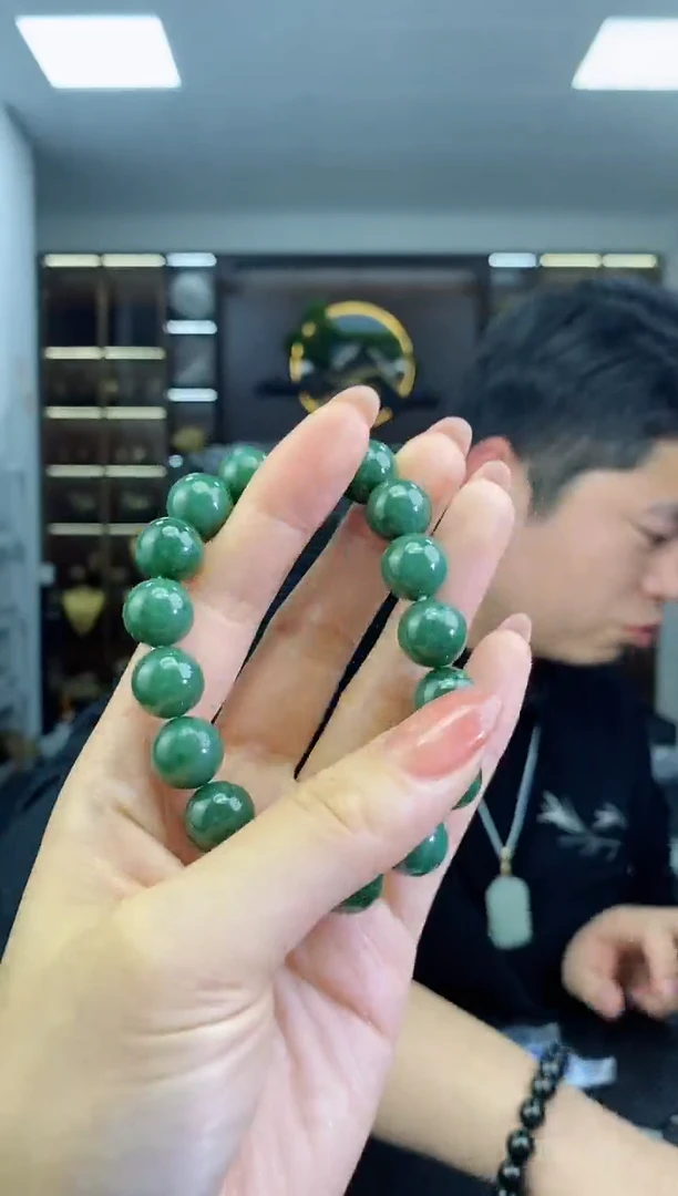 【闪购商品】和田玉手串未镶嵌卡12