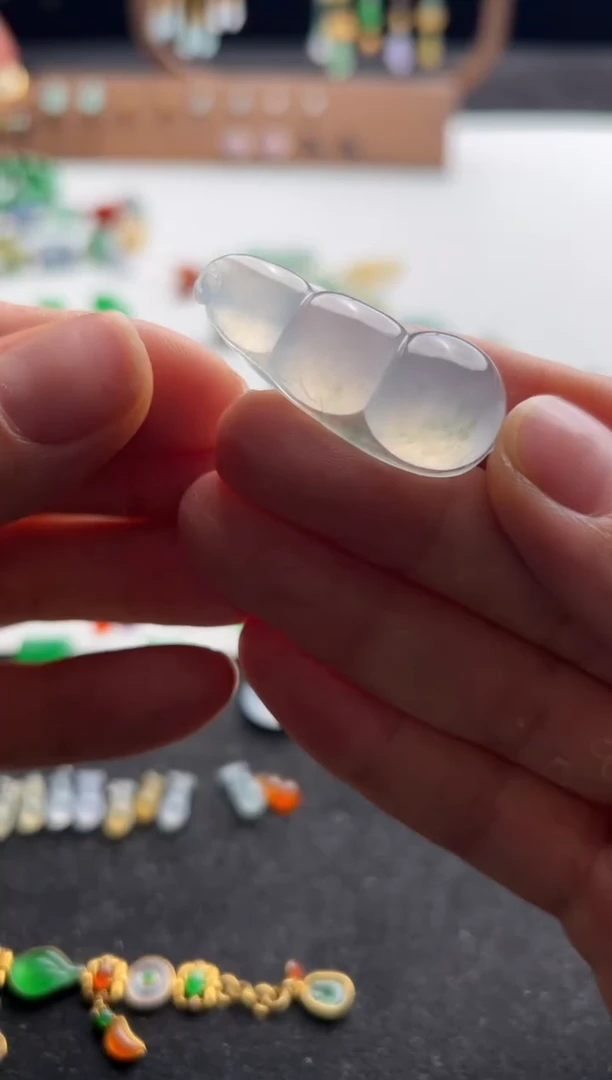 定制翡翠未镶嵌15800+790豆子