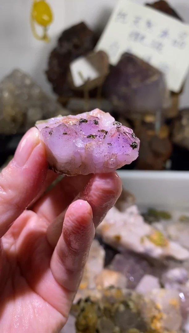 未镶嵌珠宝半成品水晶46号四川超七花园水晶
