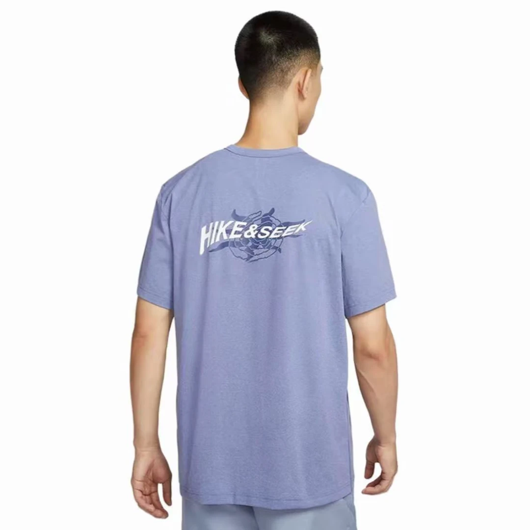 NIKE/耐克男女同款防晒时尚潮流百搭舒适经典印花短袖-IH8662-499