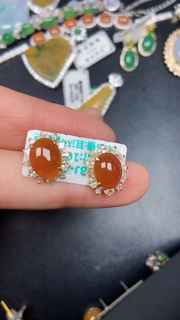 银S925镶嵌戒指翡翠1870