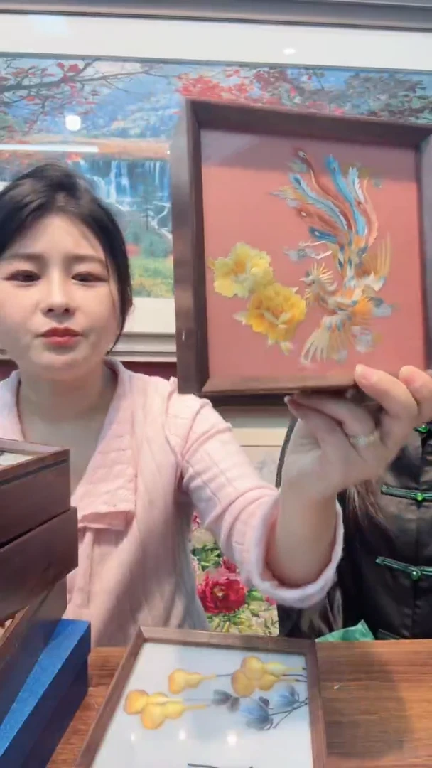 横款非遗苏绣手工刺绣台灯