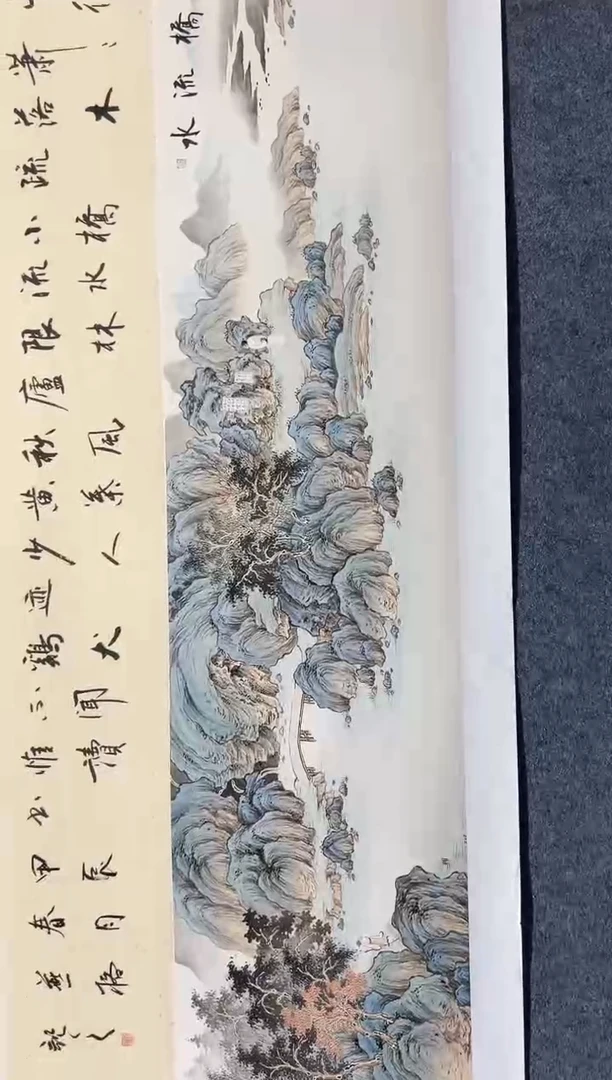 国画秦燕格手绘作品A8-34