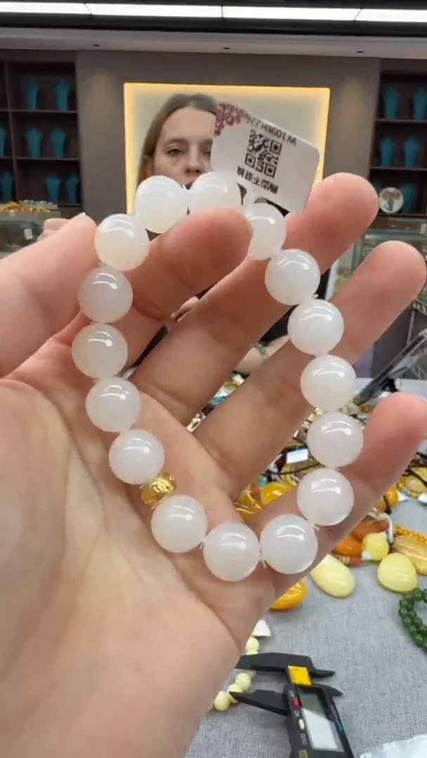 未镶嵌手链和田玉201号秒拍 假一罚三