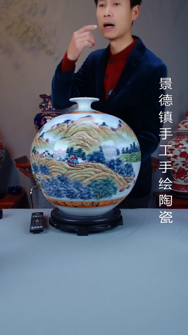 摆件景德镇手工手绘陶瓷51