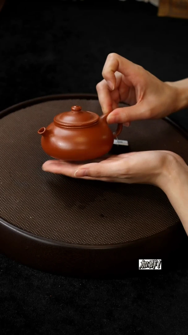 茶壶紫砂WM612311野山红泥寒江160c