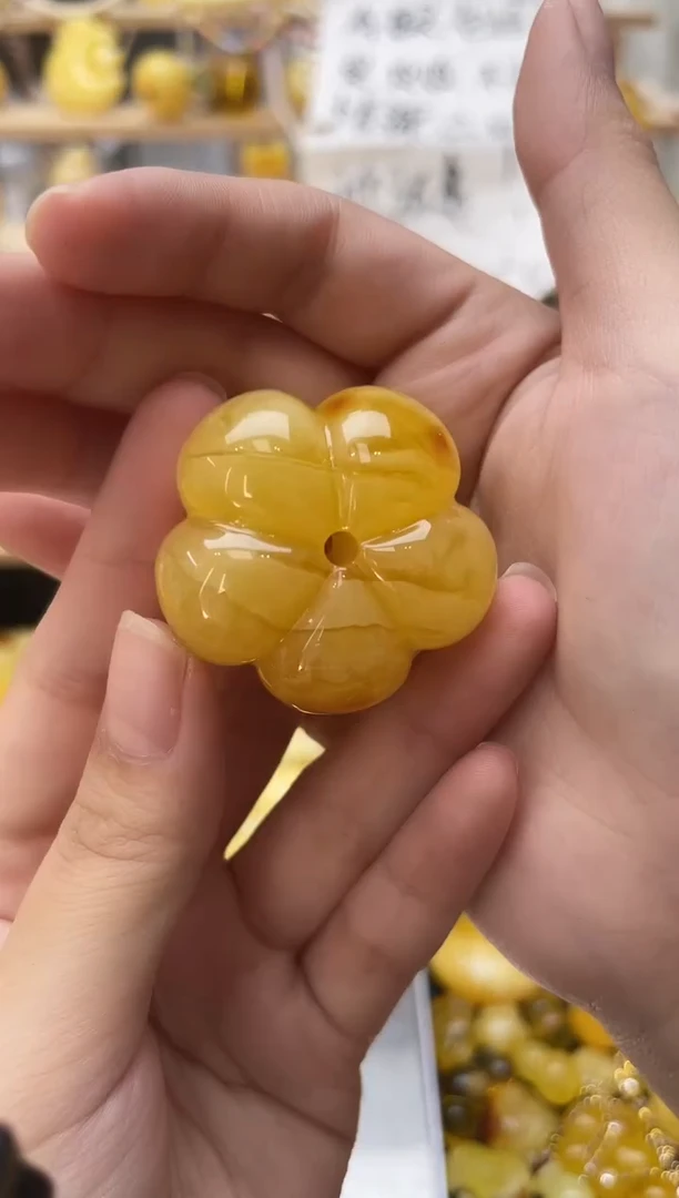 琥珀未镶嵌珠宝奇石079琥珀蜜蜡微瑕