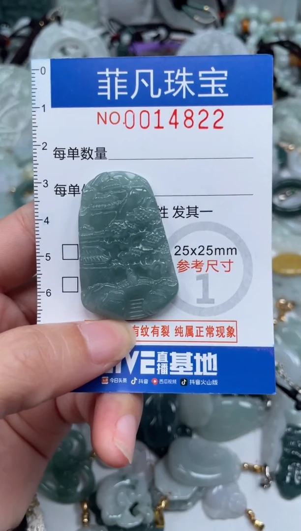 颈饰未镶嵌翡翠14822