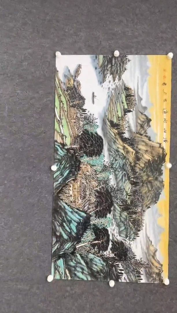 【闪购商品】国画荆贵家-8平尺-山水作品