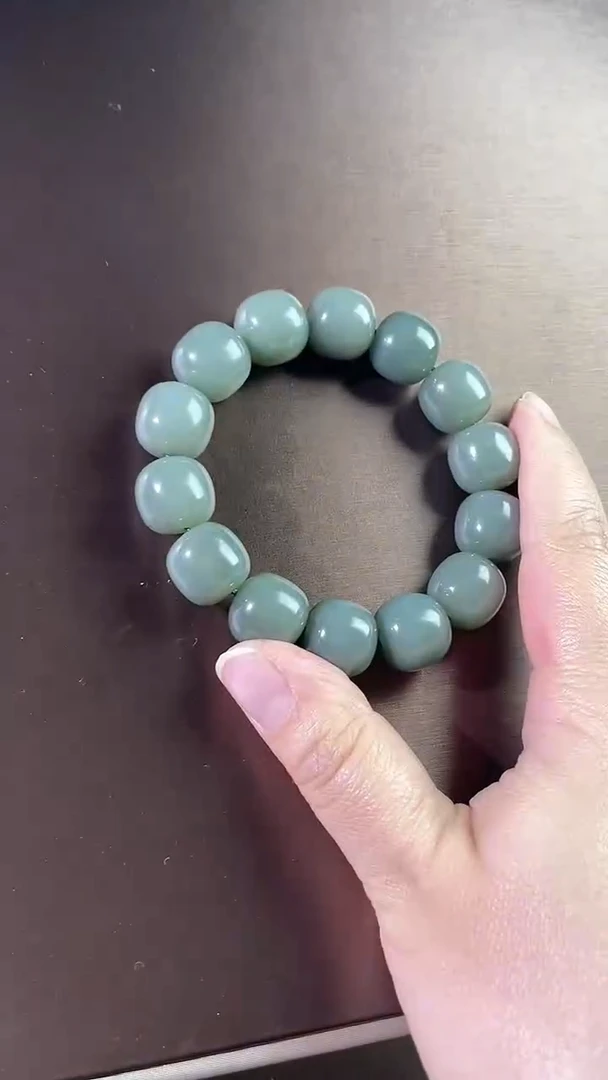 【闪购商品】和田玉手串未镶嵌和田玉 老型珠手串