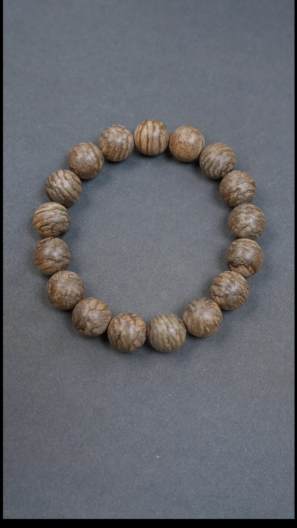 沉香手串13mm达拉干虎斑14.26g