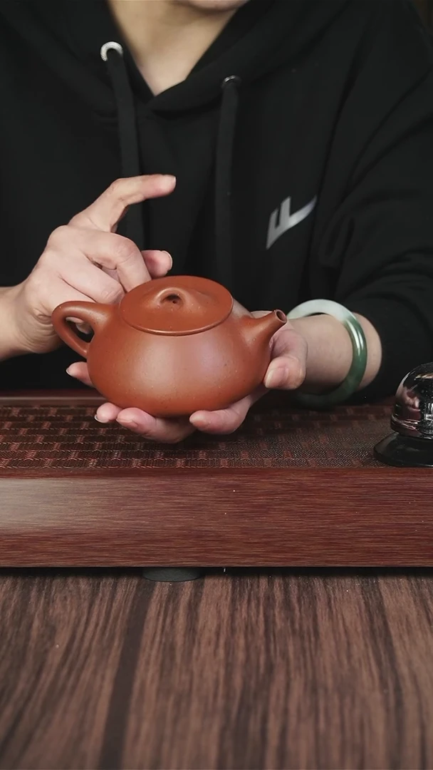 【闪购商品】紫砂茶壶老朱泥 景舟石瓢
