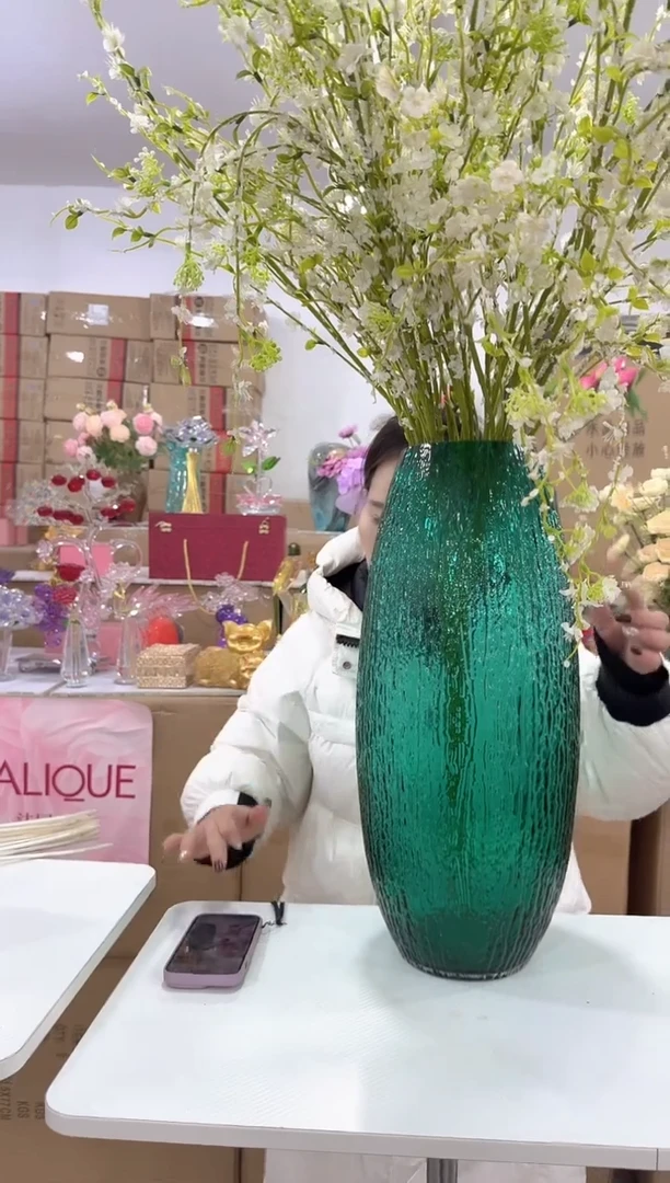 【闪购商品】琉璃洛芙花器-l-早28 落地大花瓶