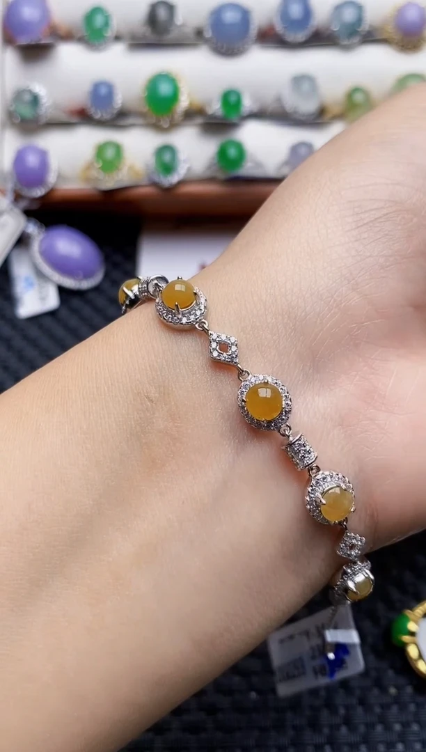 银S925镶嵌戒指翡翠5628