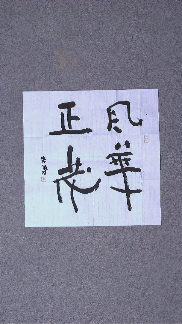 书法朱勇  安徽宿州50*50尺寸