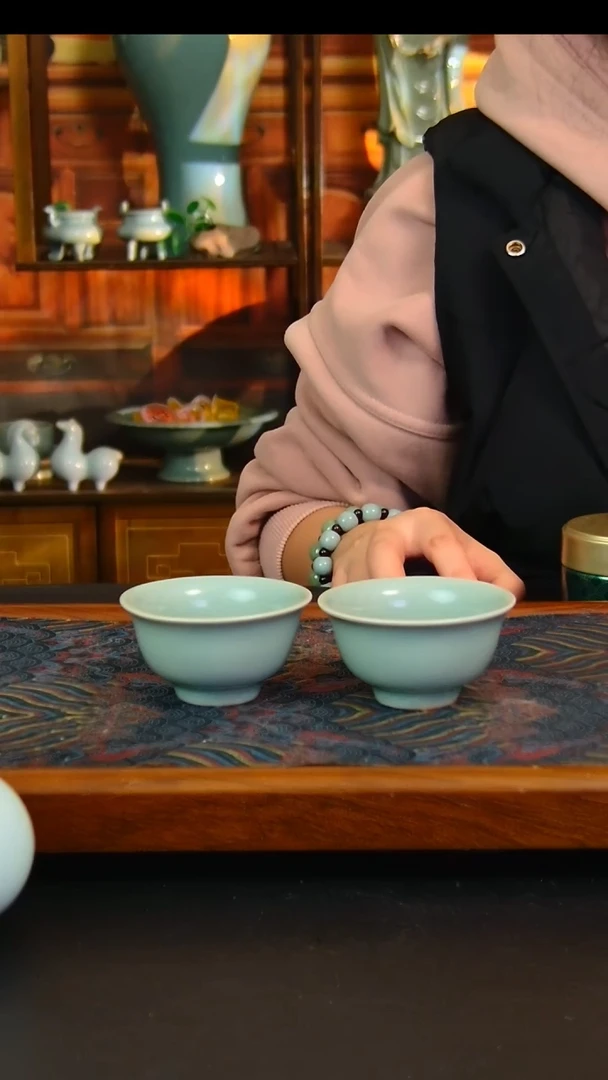 瓷片原矿汝瓷福利单杯一度I，全品