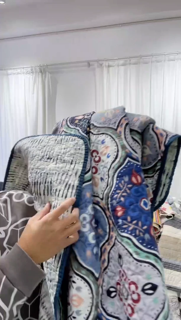 棉220*230纯棉床盖100号微瑕