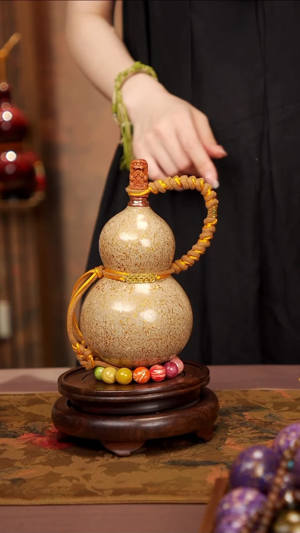 286易林高端工艺大漆酒葫芦--418