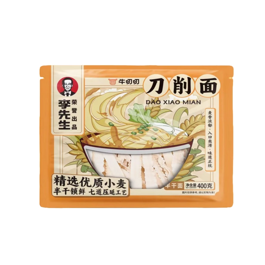 牛叨叨半干刀削面400g