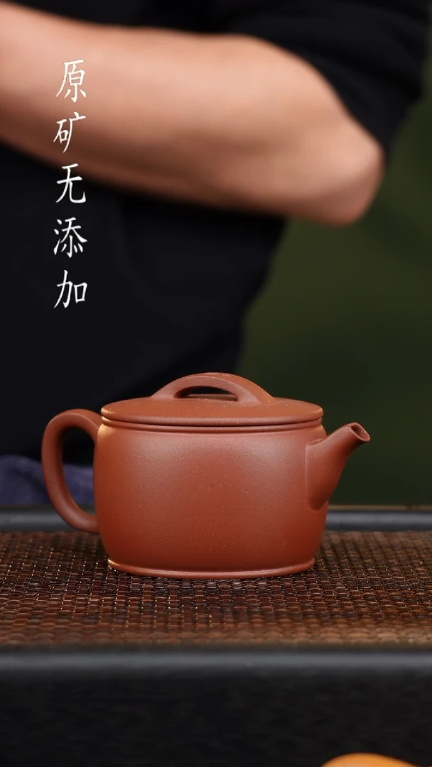 茶壶紫砂在****曹宜兴原矿无添加紫砂壶