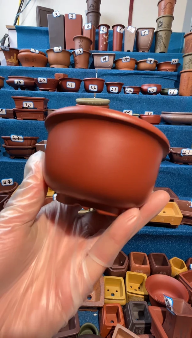 【闪购商品】紫砂紫砂花盆7.5*5