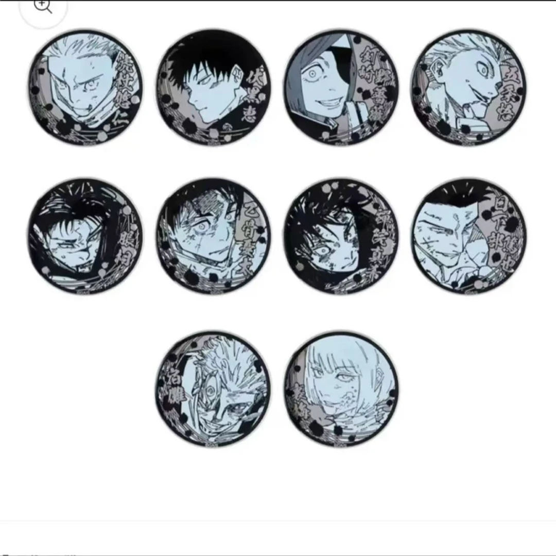 1【咒术回战】领域展开JS场贩 雕银吧唧/艺术卡/原画立牌 日谷国现.