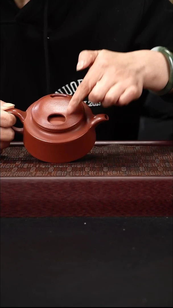 茶壶紫砂ZQ朱泥牛盖